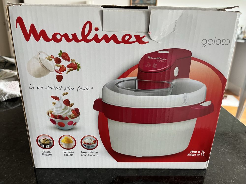 Máquina de gelados Moulinex