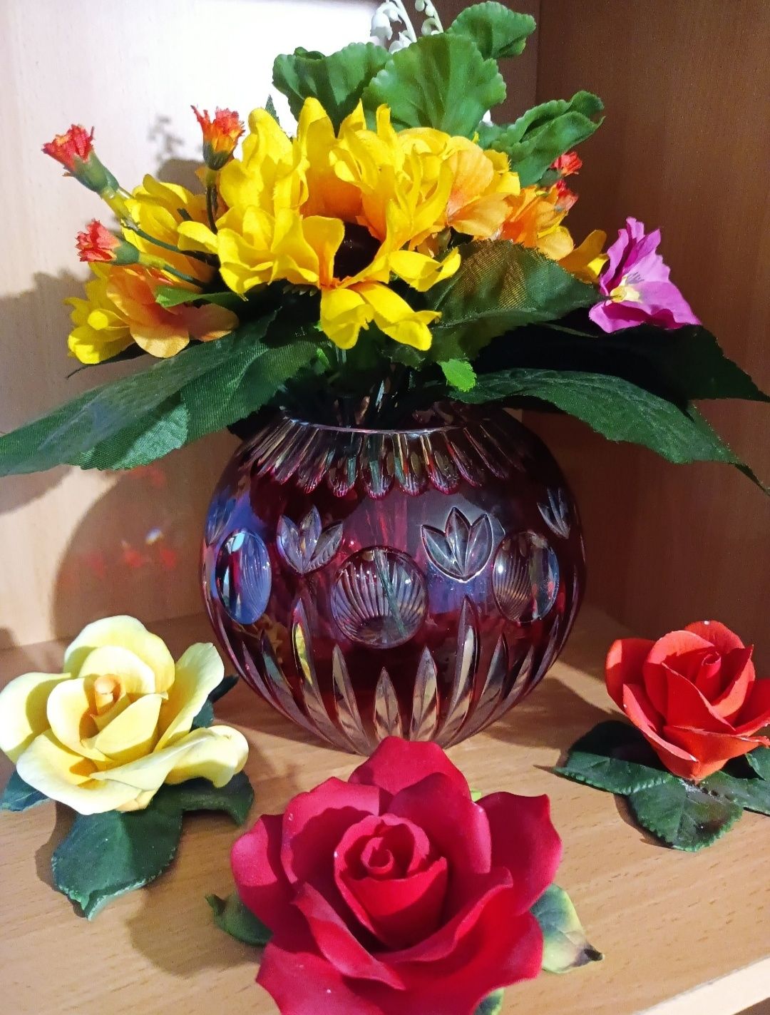 Nachtmann rzadki, bardzo piękny kryształowy wazon, Niemcy