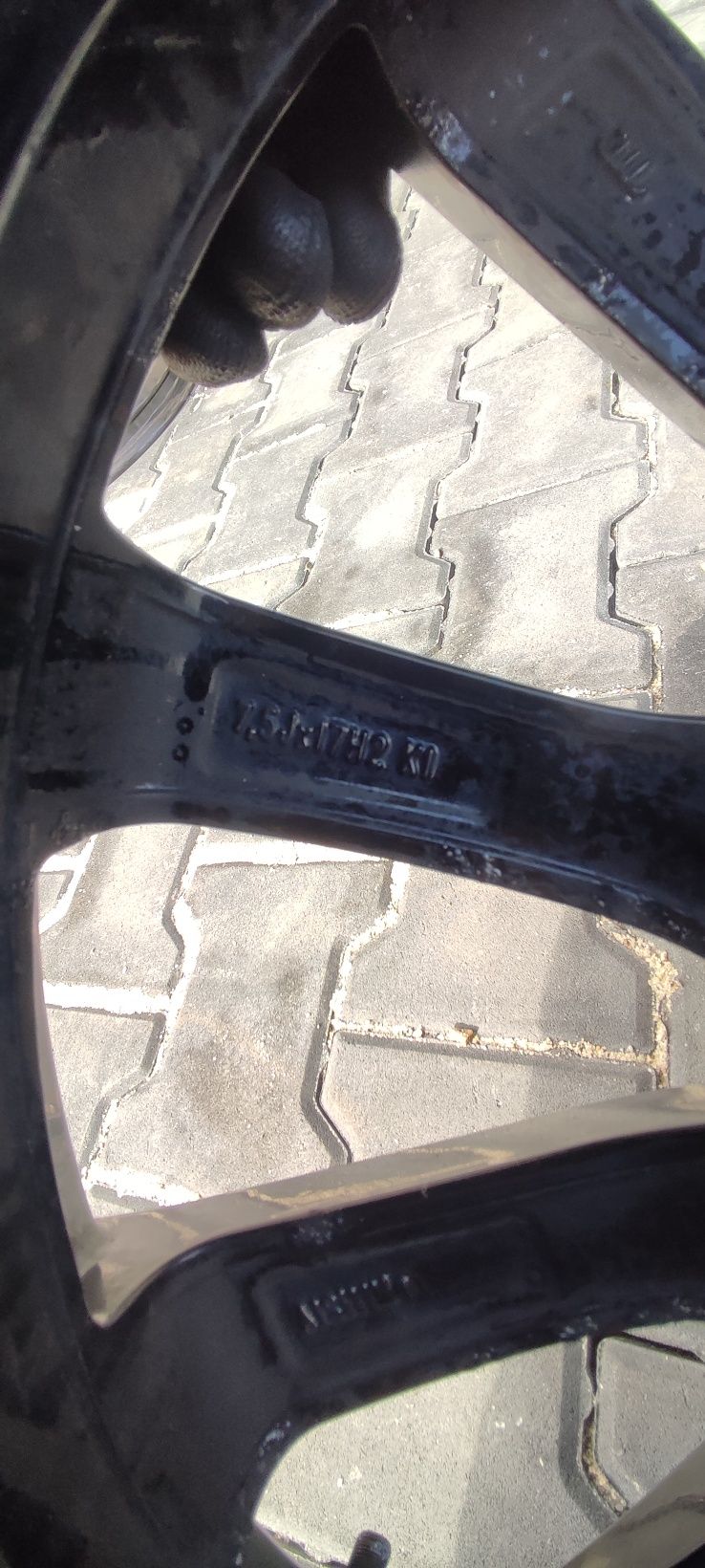 Komplet felg Borbet 17" 5x112 7,5J Et37
