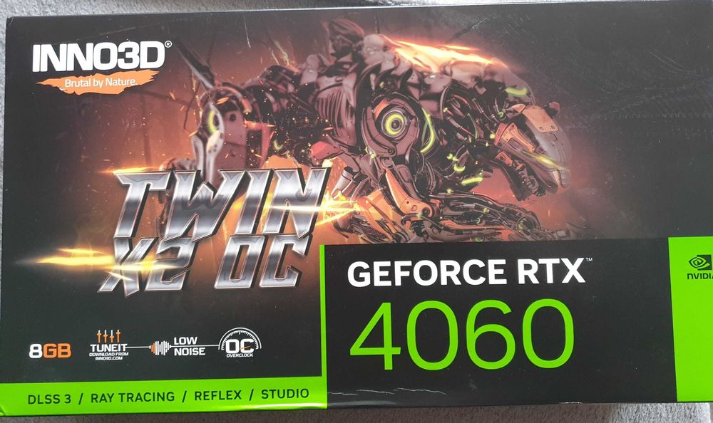 Karta graficzna INNO3D GeForce RTX 4060 Twin X2 OC - 8GB GDDR6