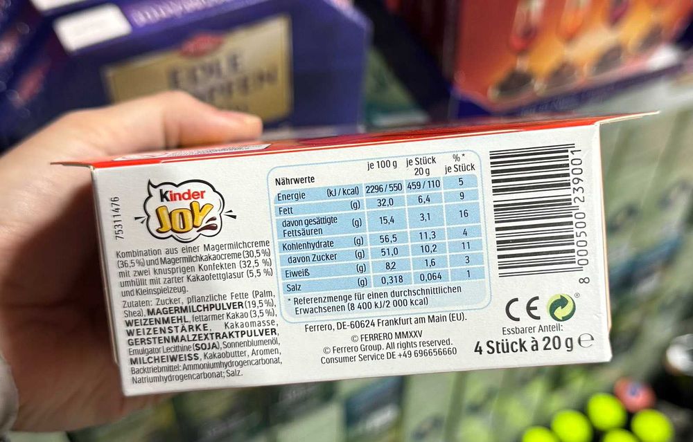 Набір яєць Kinder Joy Дивні дива 4*20г