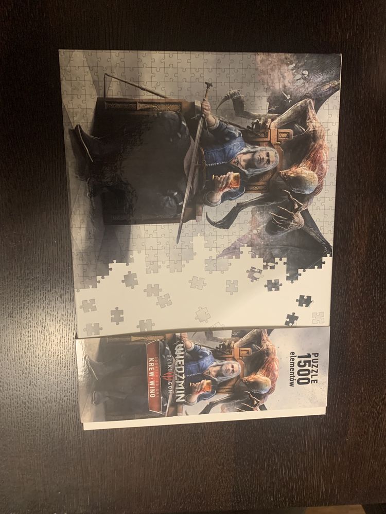 Wiedzmin 3: krew i wino kolekcjonerski obraz puzzle