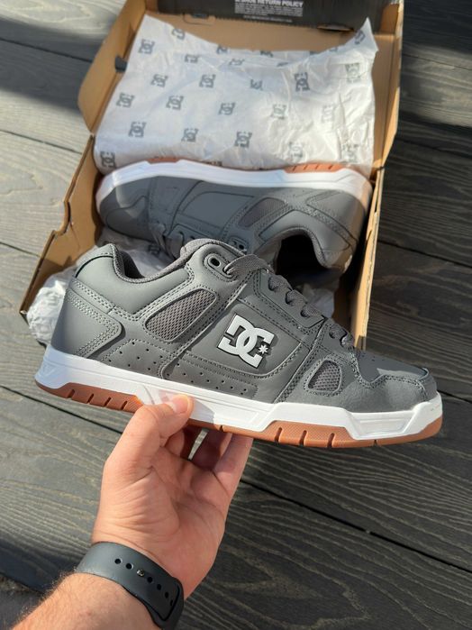 !SALE! Кросівки DC Shoes Stag Grey White 40 41 42 43 44 45 дс шус