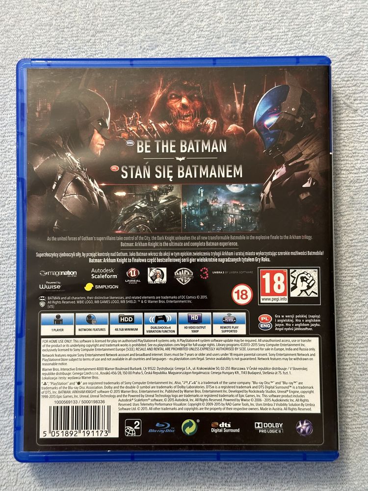 Batman Arkham Knight PS4