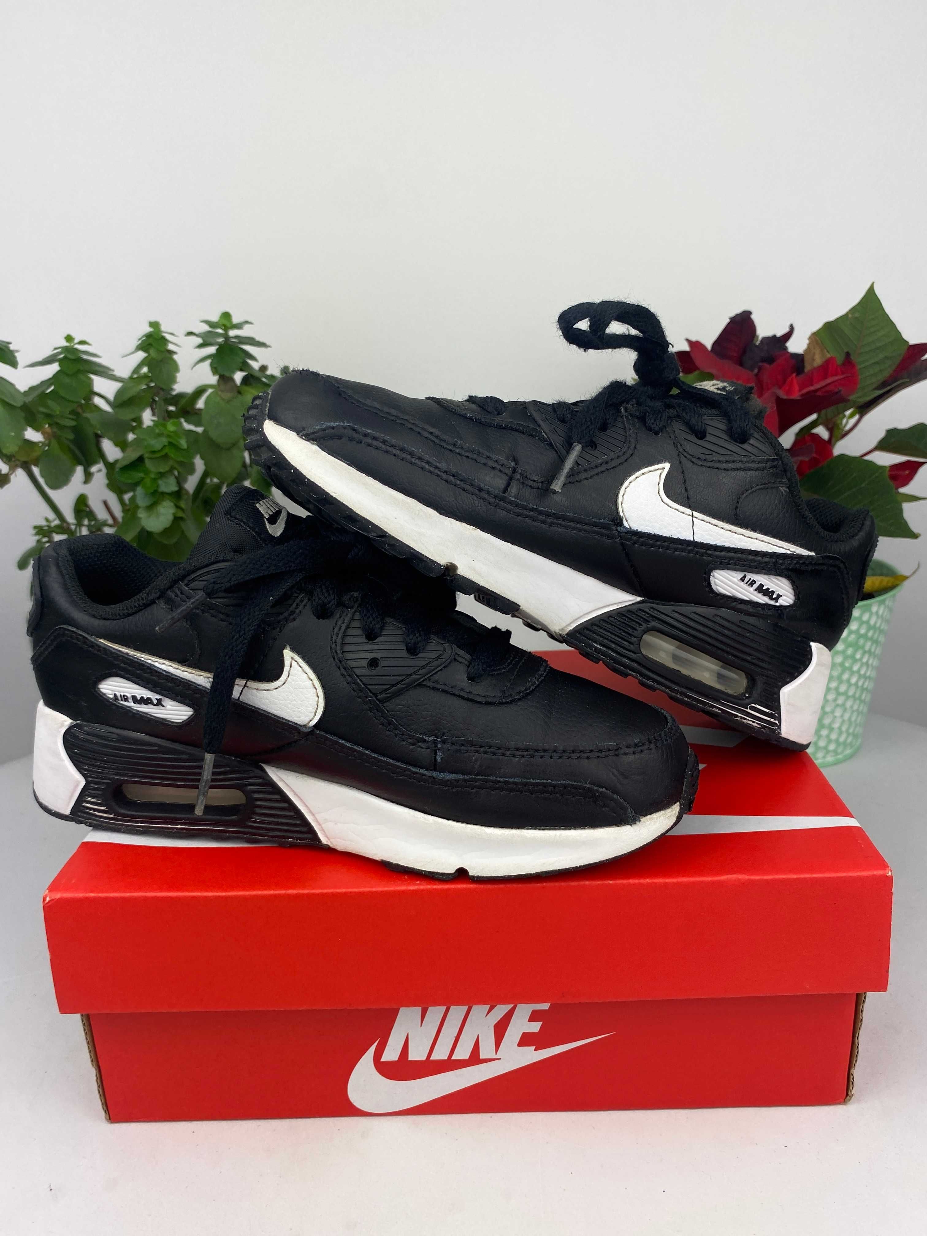 białe czarne buty nike air max 90 r. 35 n7