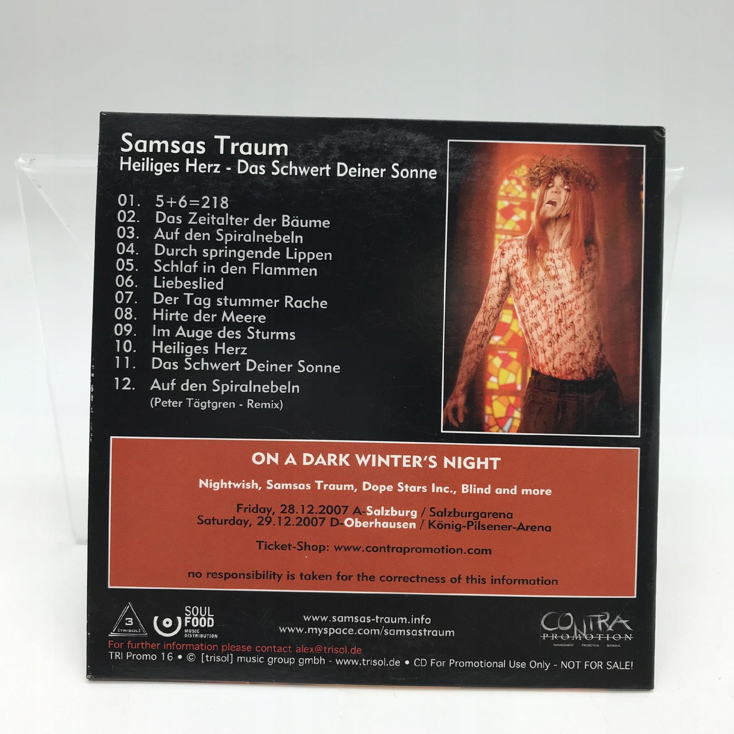 cd - samsas traum - heiliges herz das schwert...