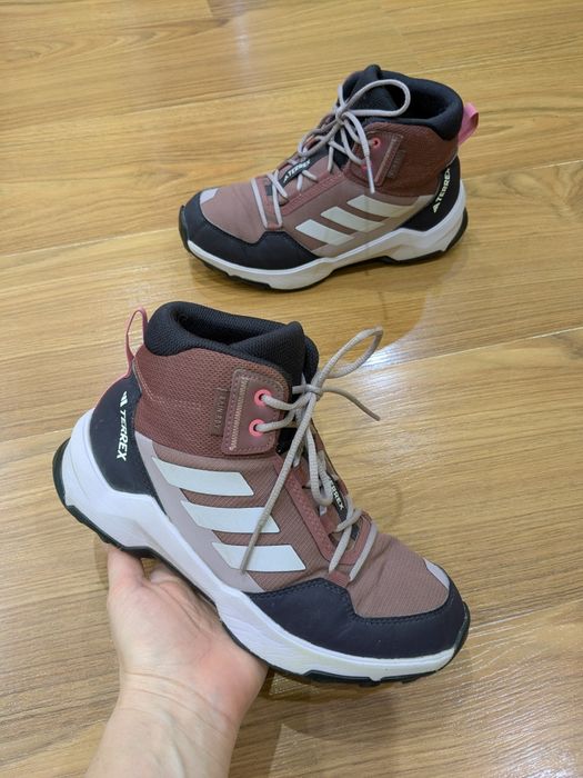 Дитячі черевики adidas TERREX AX4R MID RAIN.RDY