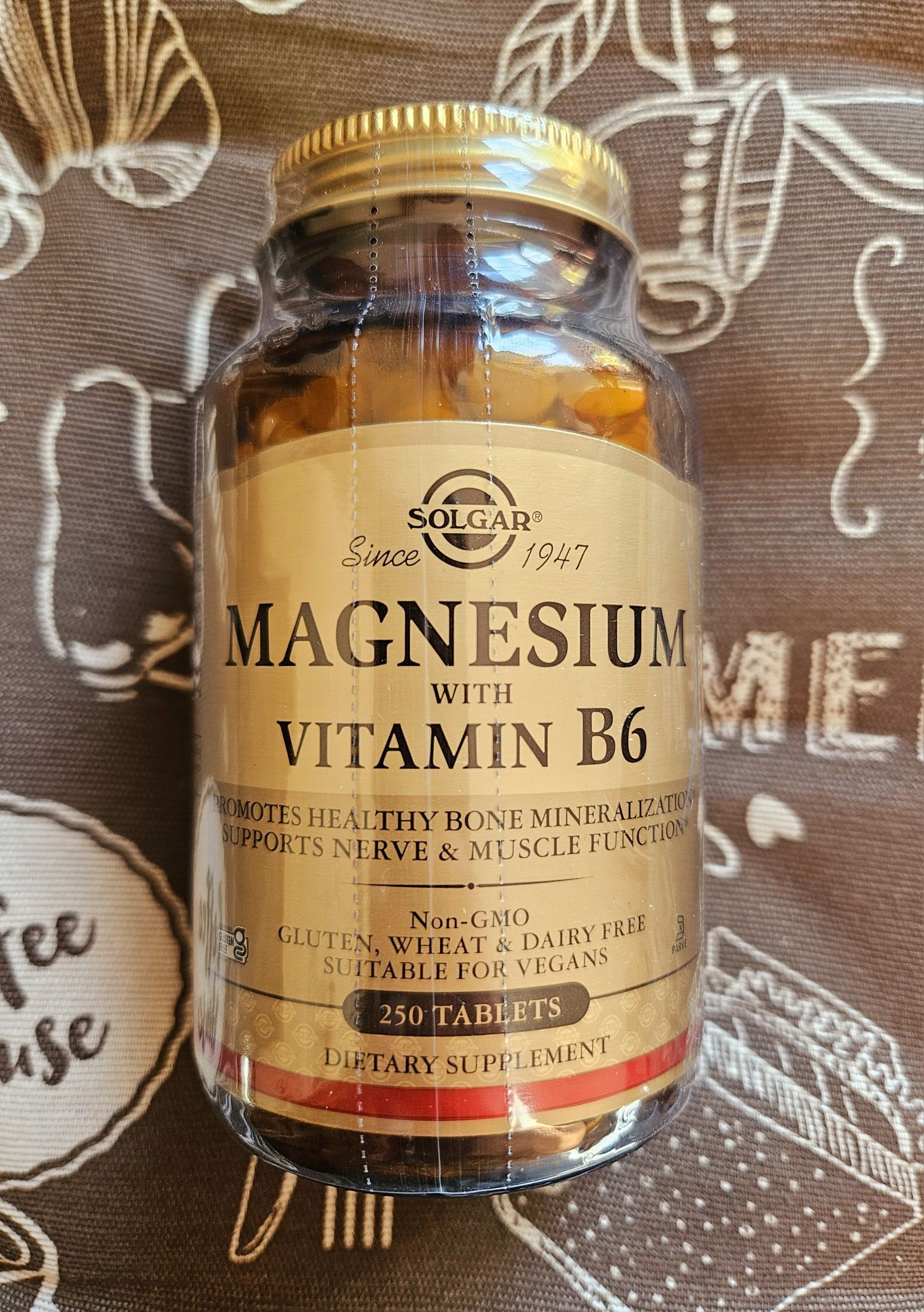 Solgar Магній з вітаміном В6 магний Б6 Magnesium B 6 100 250 шт солгар