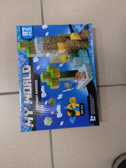 Zestaw klocki magnetyczne minecraft  dla dzieci