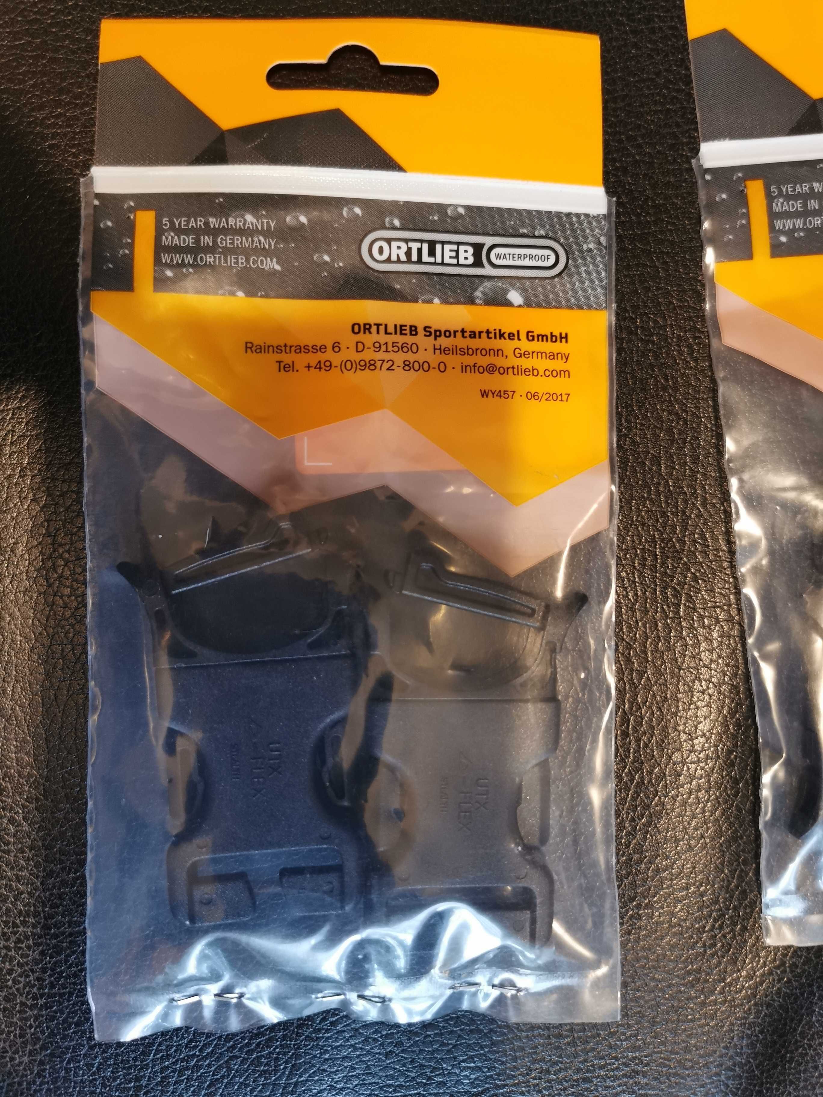 ORTLIEB 2 NOWE Klamry naprawcze zamienne Ortlieb Stealth 25mm Komplet