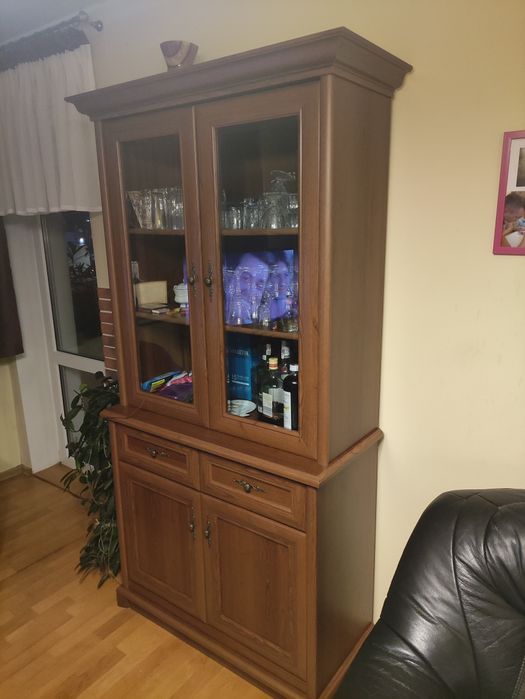 Witryna + szafka pod telewizor