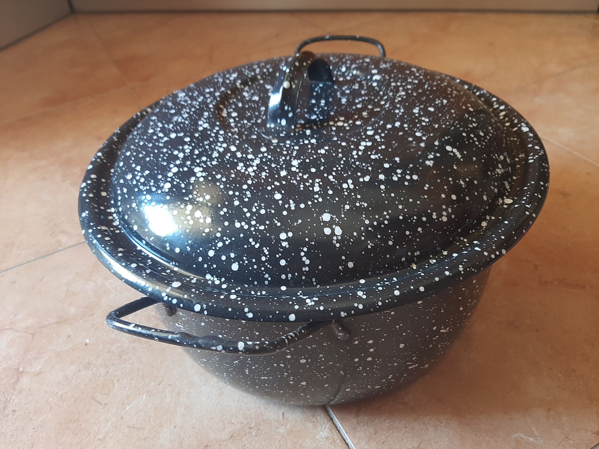 Panela fritadeira esmaltada 25cm de diâmetro