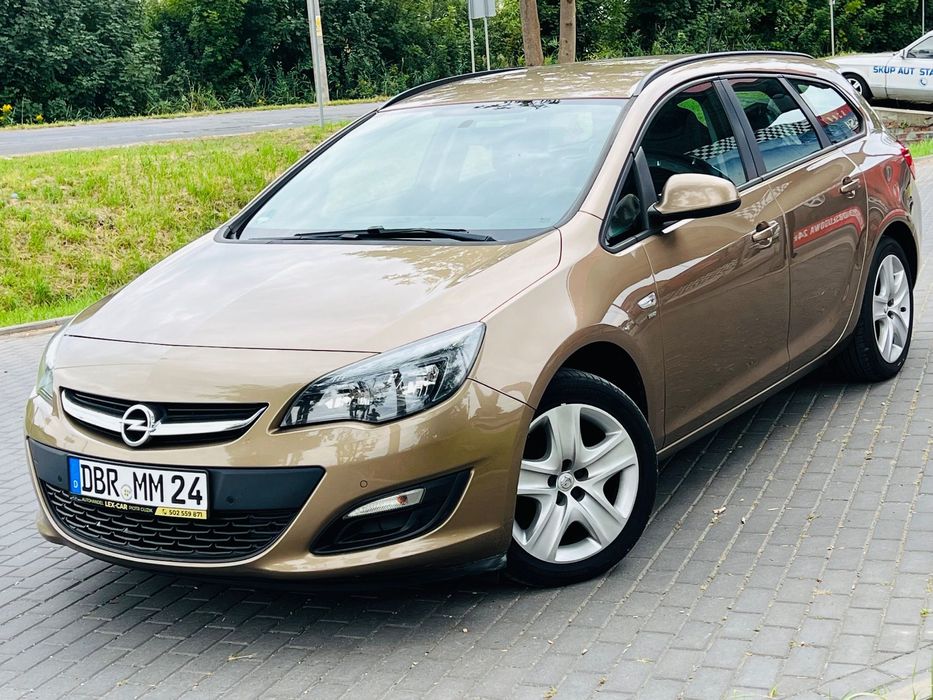 Opel Astra Opel Astra J 1.4 Turbo - manual 6-biegów ! PIĘKNA MOCCA na MAXX OPCJI