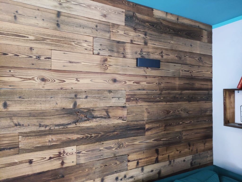 Stare drewno deski rustykalne na ścianę boazeria panel blat