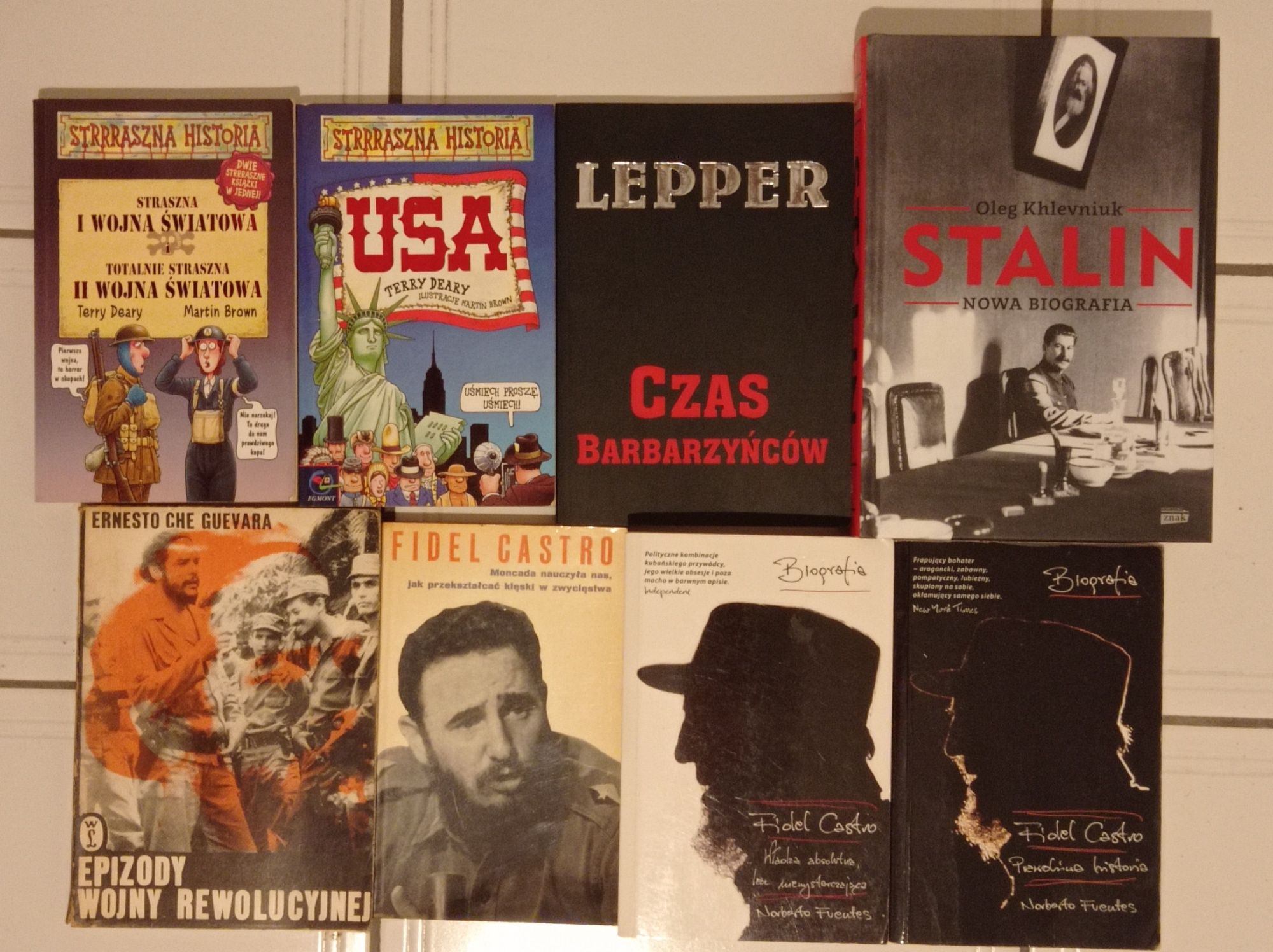 5 książek Stalin biografia Fidel Castro Che Guevara