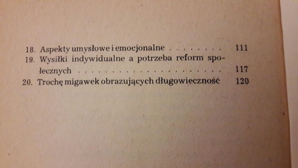 "Wiek a aktywność życiowa", Irene Gore