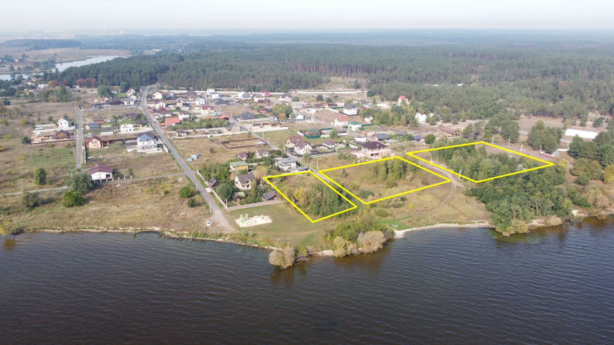 Ділянка на березі Київського моря в котеджному містечку Золотий Берег