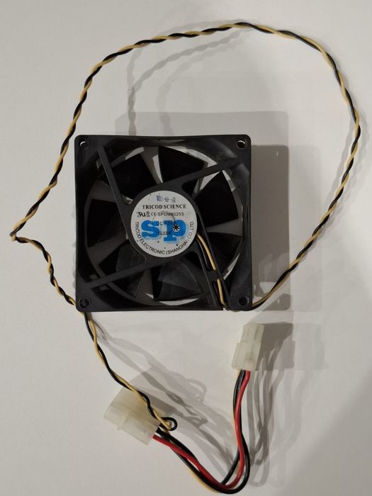 Wentylator wiatrak do komputera PC Tricod science SPDM8025S 2pin