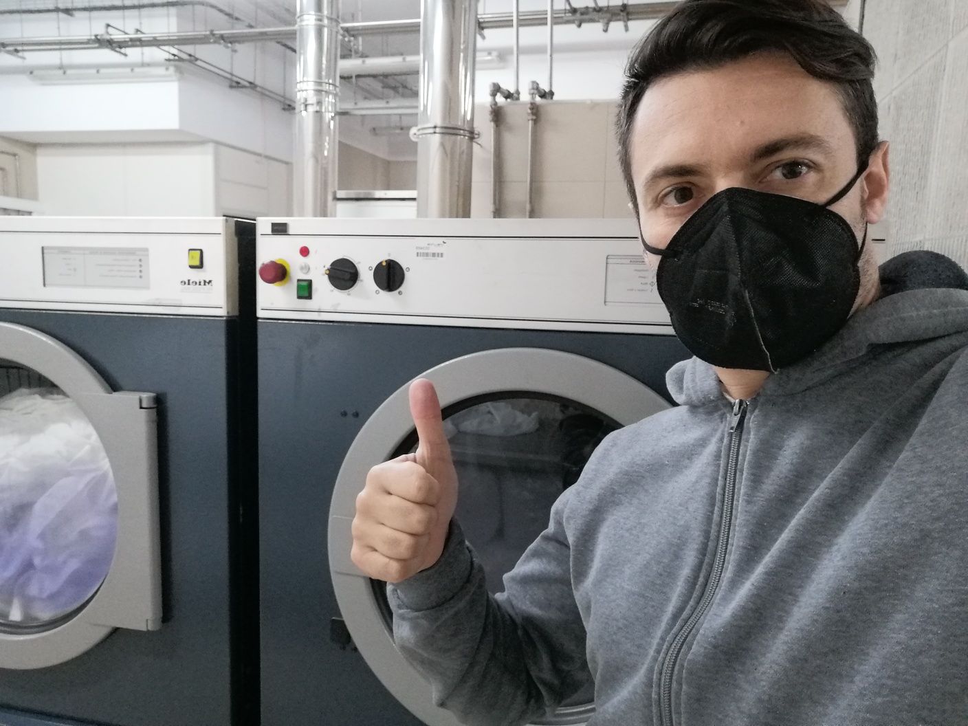 Miele ocasião máquina de secar industrial Self-service