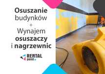WYNAJEM Osuszaczy, Nagrzewnic, Klimatyzatorów, OSUSZANIE budynków