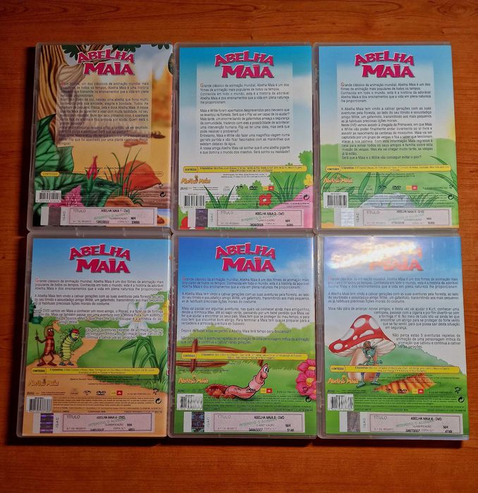 ABELHA MAIA - A coleção ORIGINAL | Completa 6 discos/30 Episódios