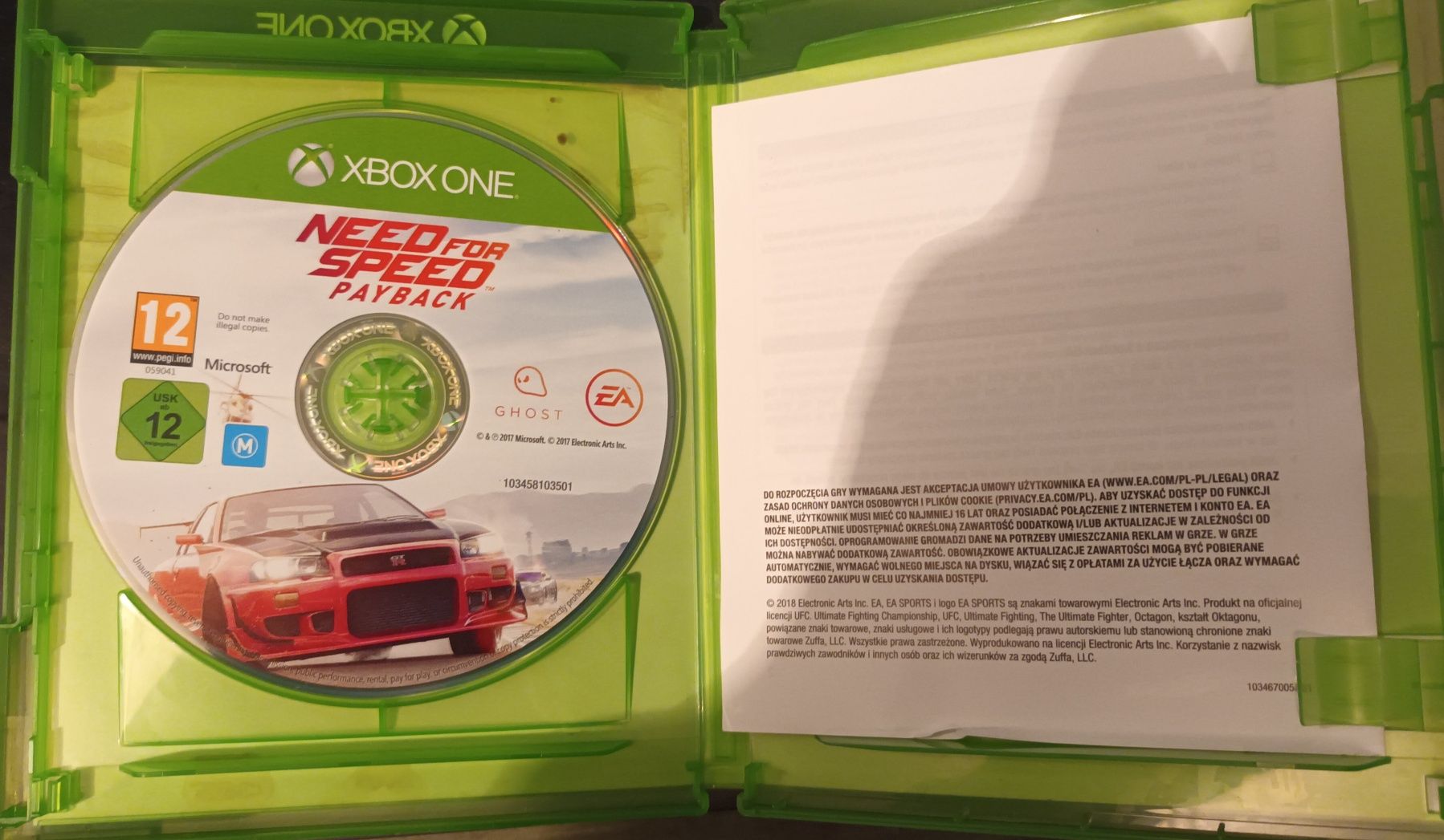 Need for Speed Payback Xbox one