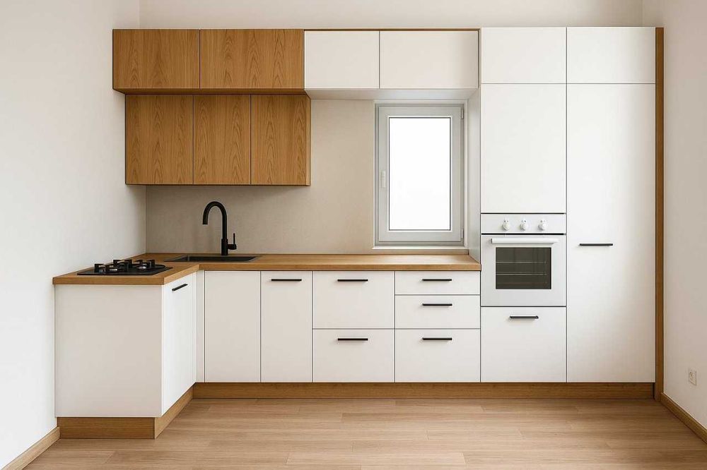Projektowanie mebli kuchni na wymiar rendering 3D projekt wizualizacja