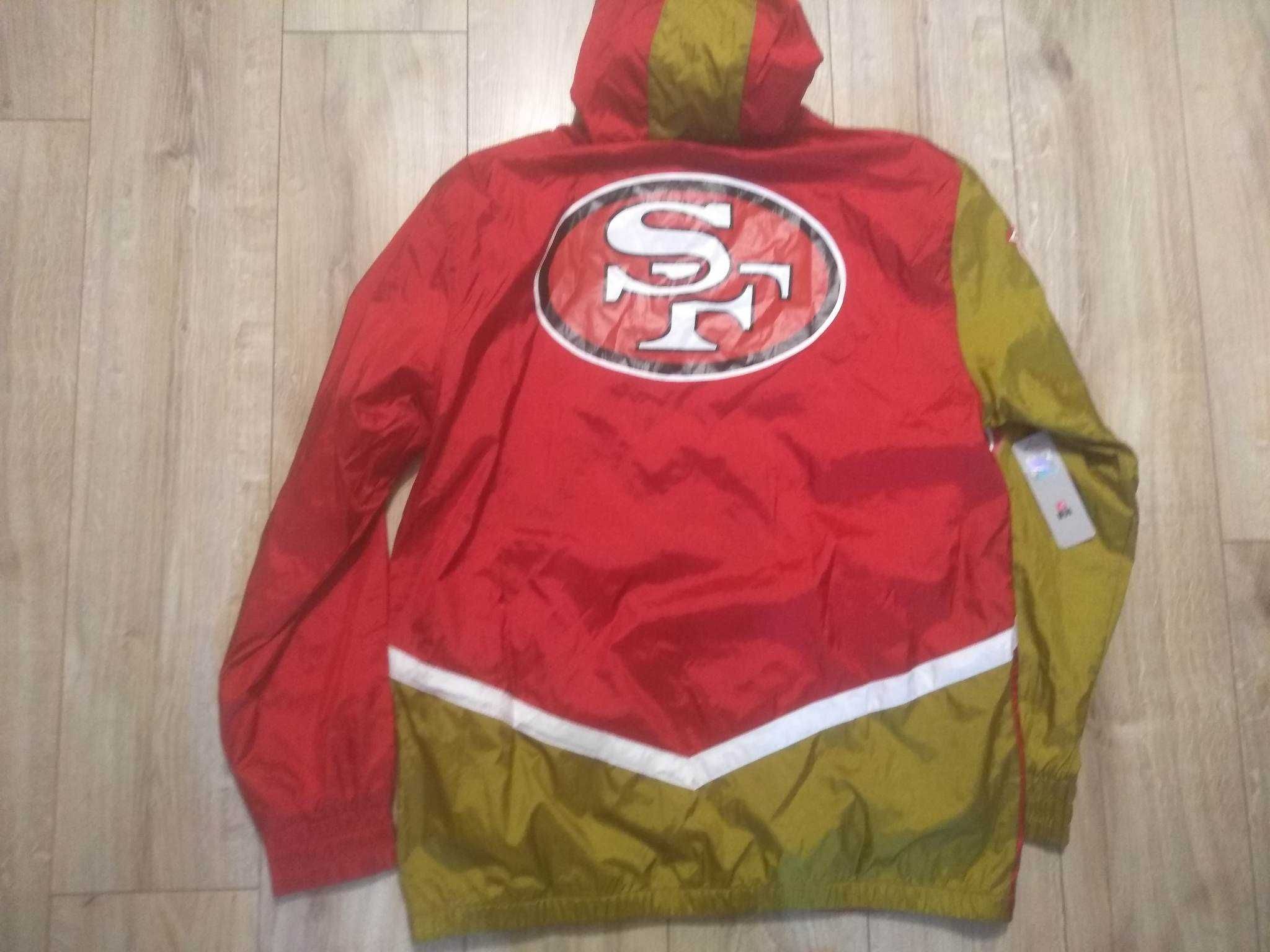 Mitchell & Ness San Francisco 49ers Full Zip NFL Windbreaker LNowa