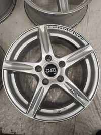 17. Felgi aluminiowe AUDI R 16 5x112 otwór 57,1 Bardzo Ładne