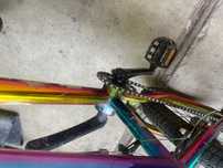 Велосипед crosser bmx 20 rainbow/gold/blue