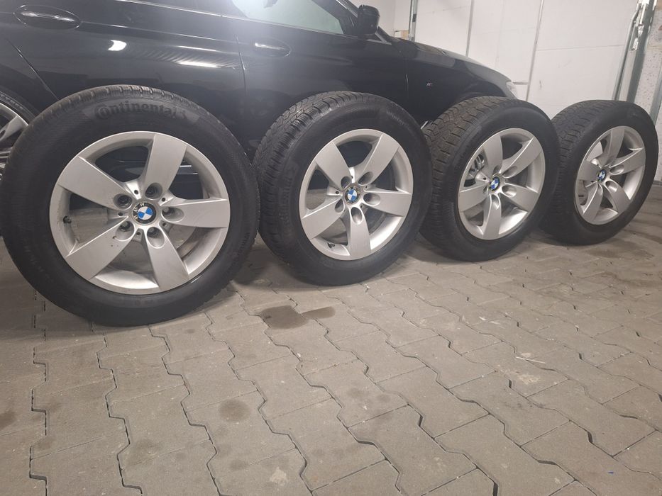 Komplet kół BMW 16 5x120 225/55R16 Continental E46 E36 E39 E90 E87 E60