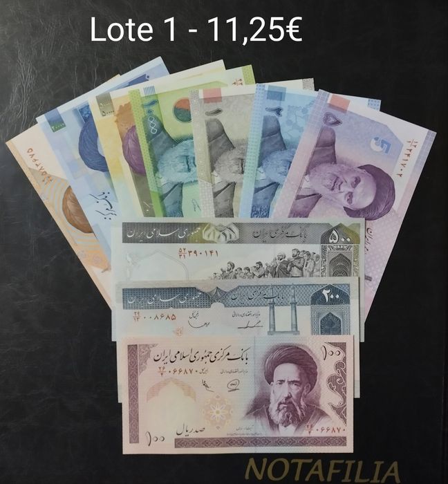 Coleção de notas do Irão