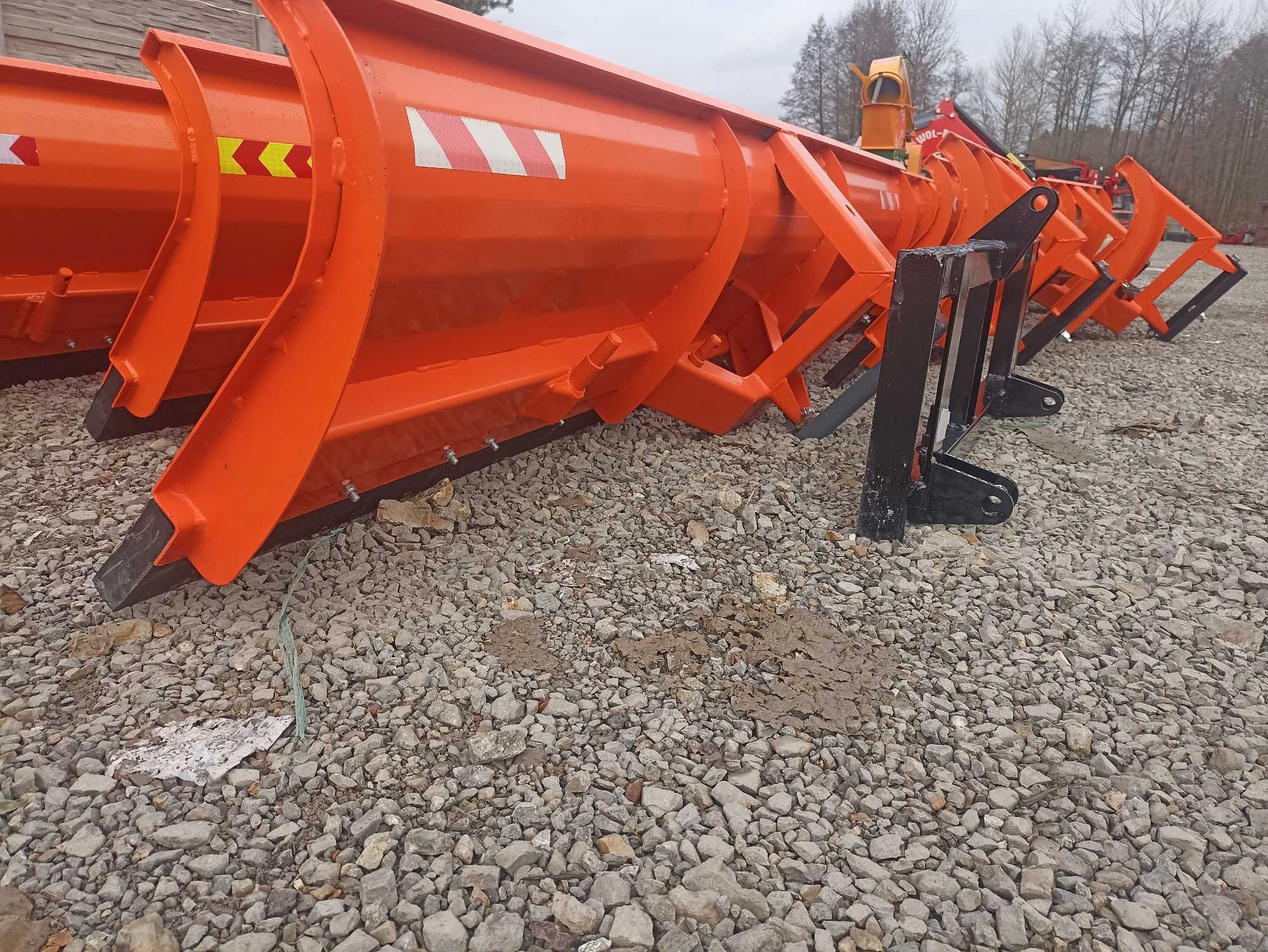 Pług do śniegu spych do tura ciągnika euro TUZ 2w1 1.5m 2.0m 2.5m 3.0m