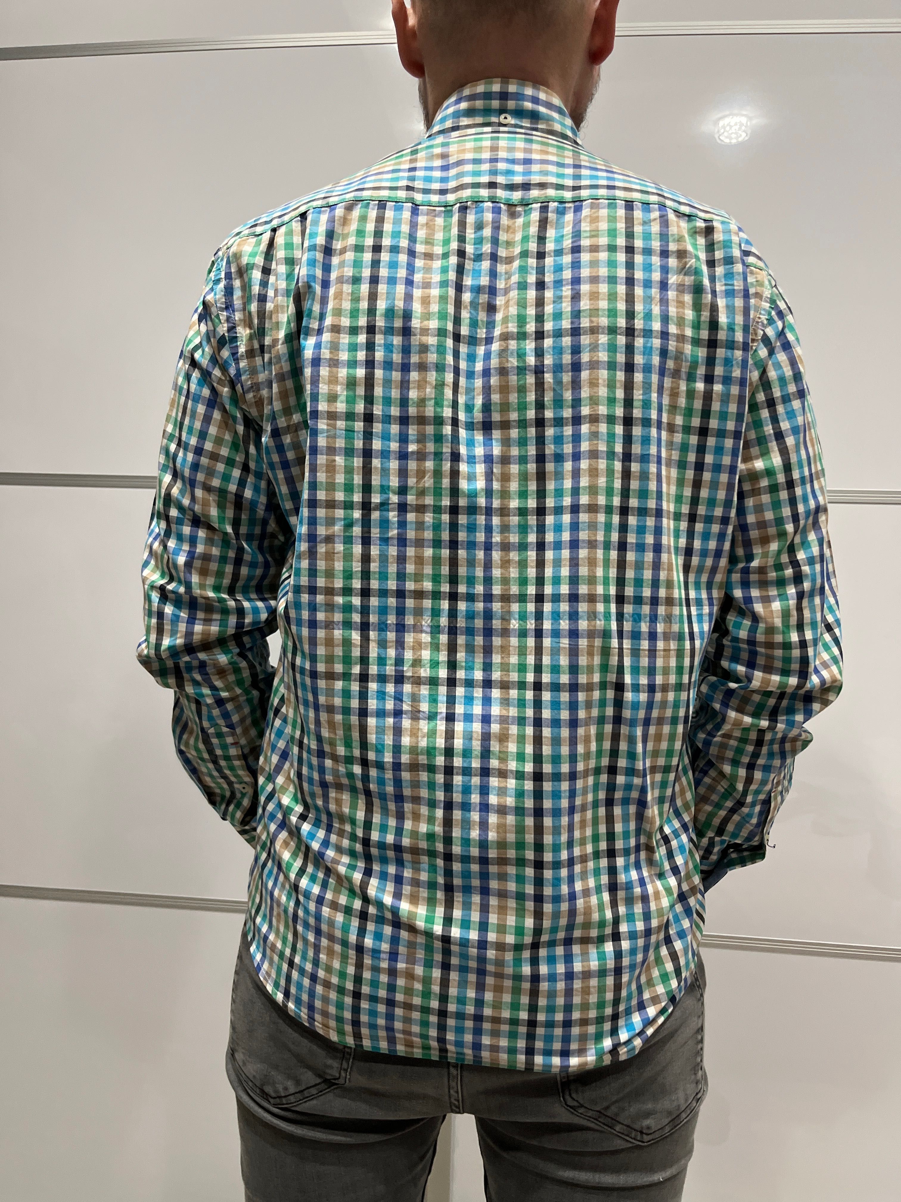 Koszula Męska Paul R Smith Krata Bawełna Slim Fit S