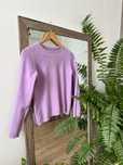 Benetton sweter wełniany fioletowy lila XS