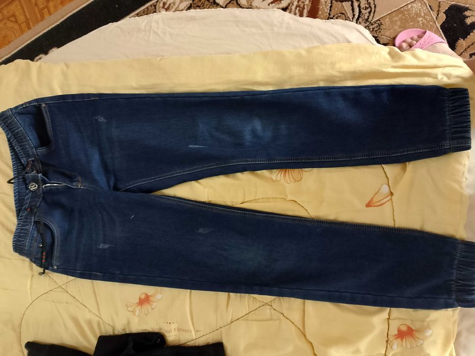 Джинсы теплые подросток