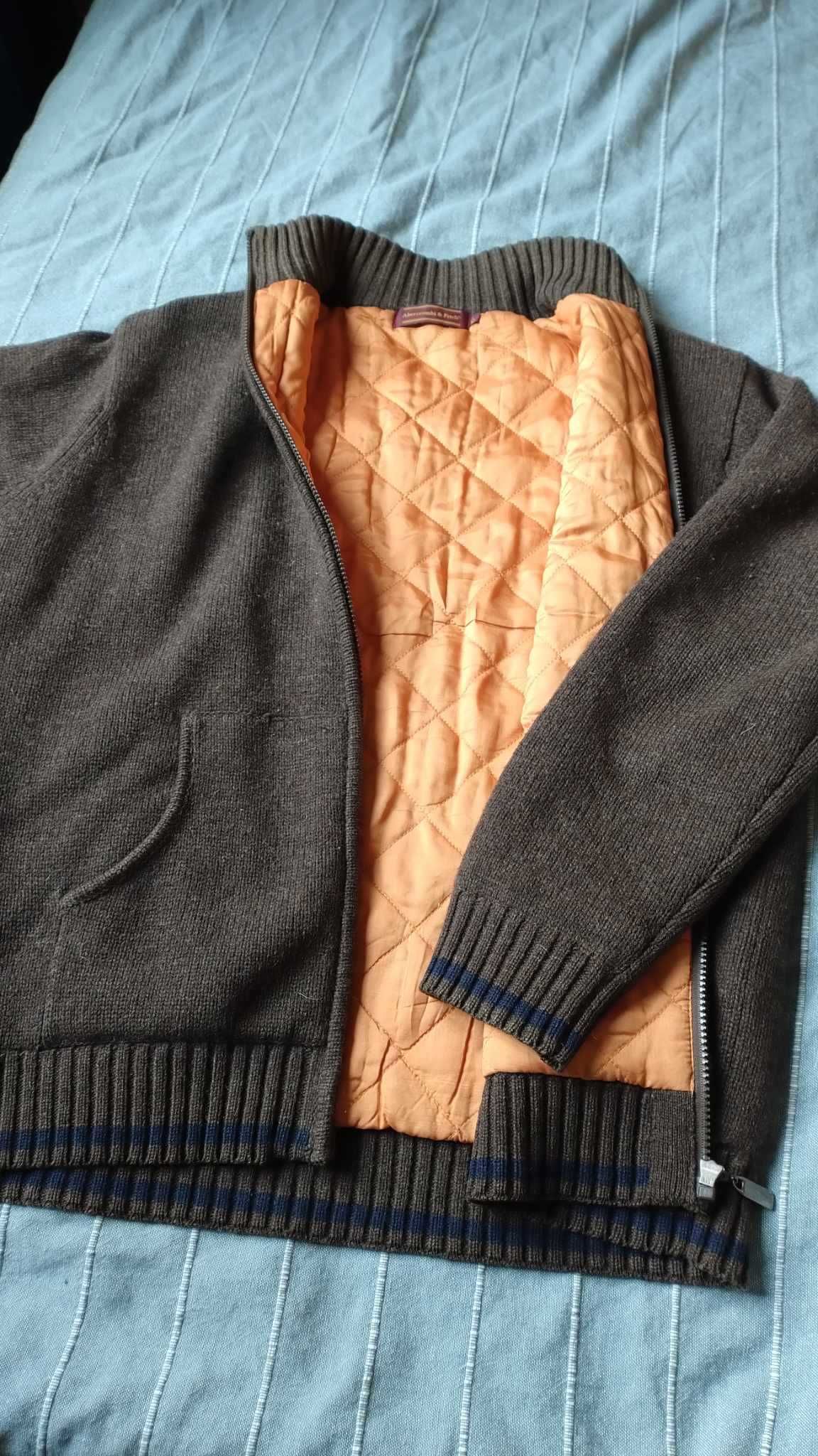 Ciepły sweter zasuwany Abercrombie & Fitch