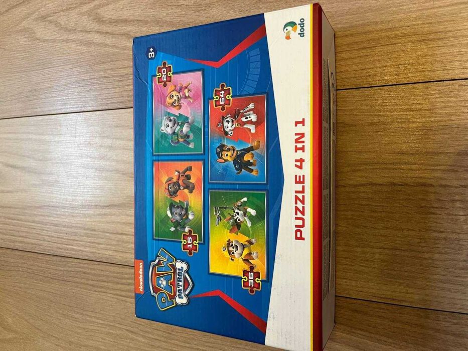 puzzle dodo paw patrol 4 in 1