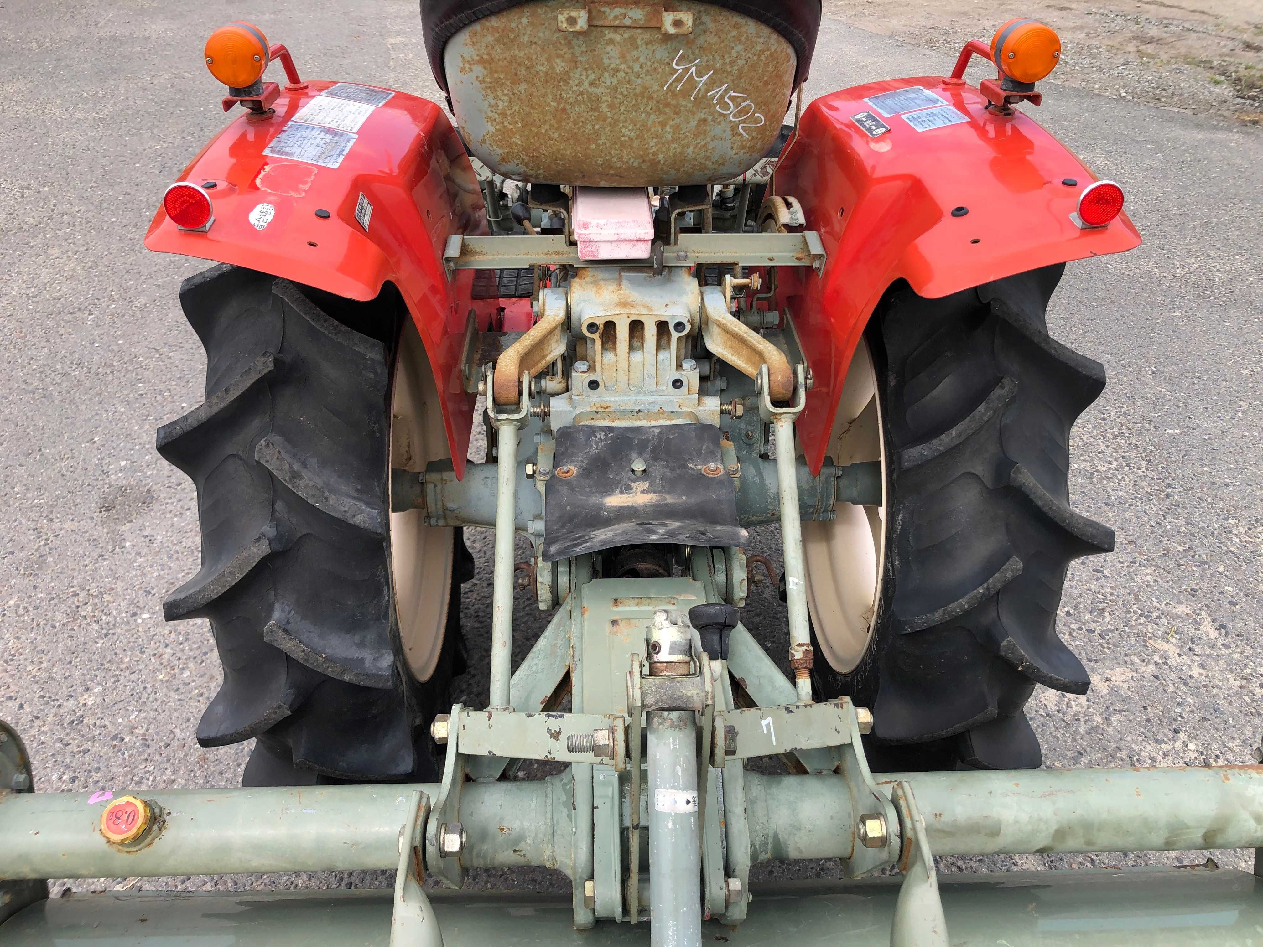 Traktorek Yanmar YM1502 z glebogryzarką 15KM 4x4