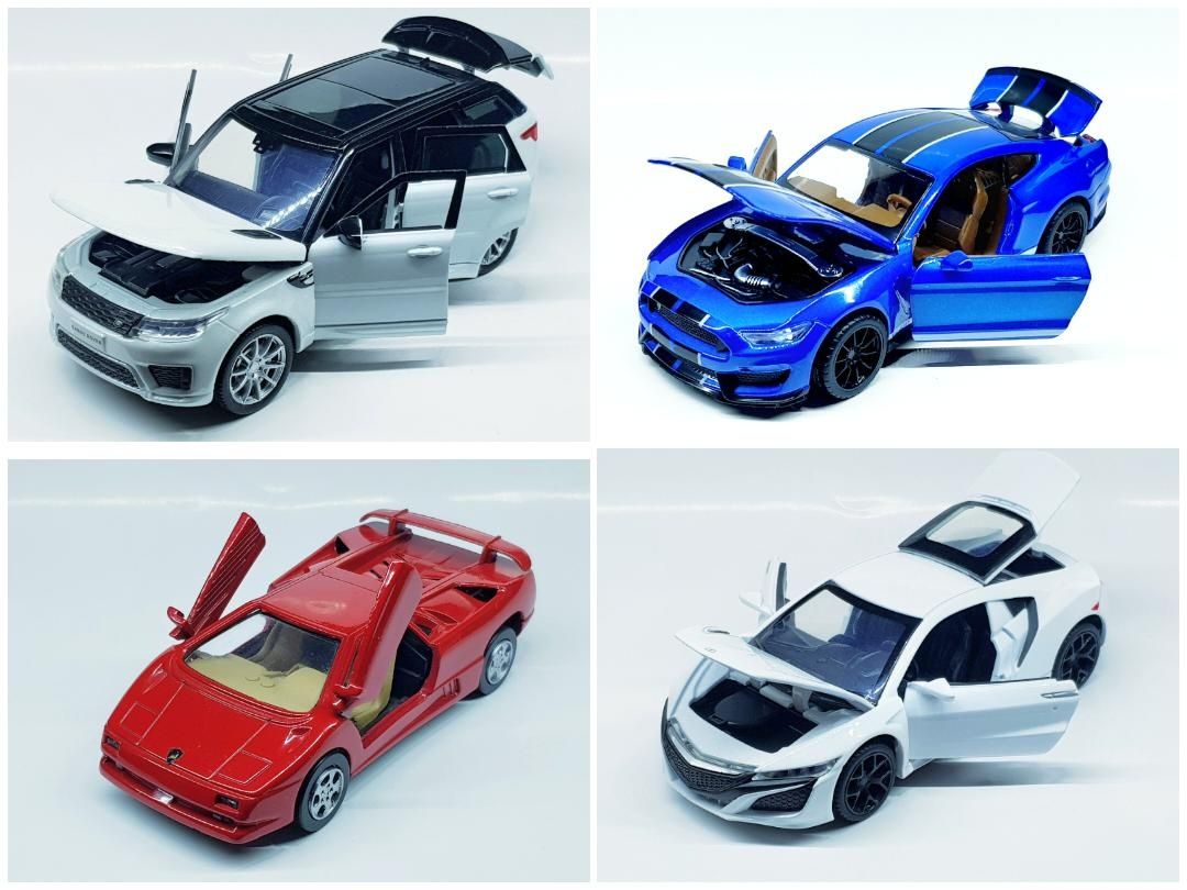 Bugatti, Range Rover, Lamborghini, Audi, 1:32. Машинка модель