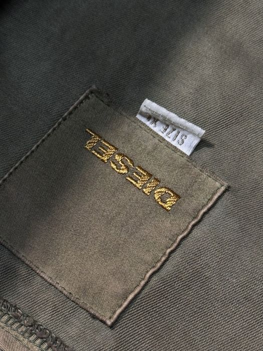 Винтажная джинсовая куртка Diesel с капюшоном