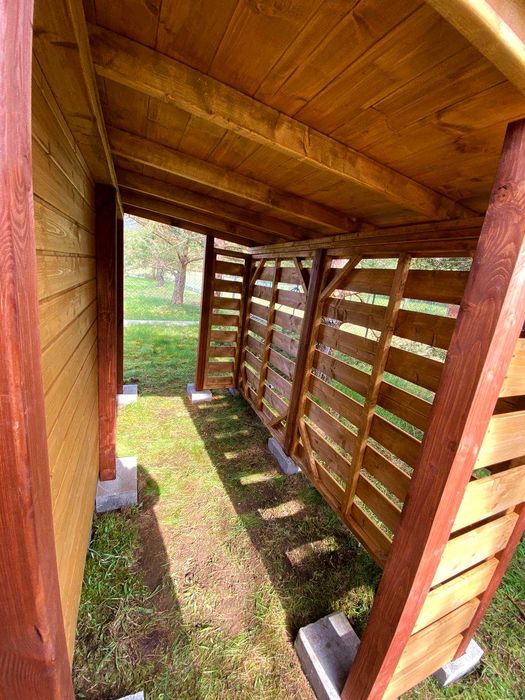 Altana ogrodowa z domkiem narzędziowym Afrodyta 3m x 6m - PRODUCENT