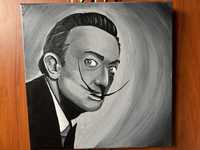 Salvador Dali obraz ręcznie malowany 40x40