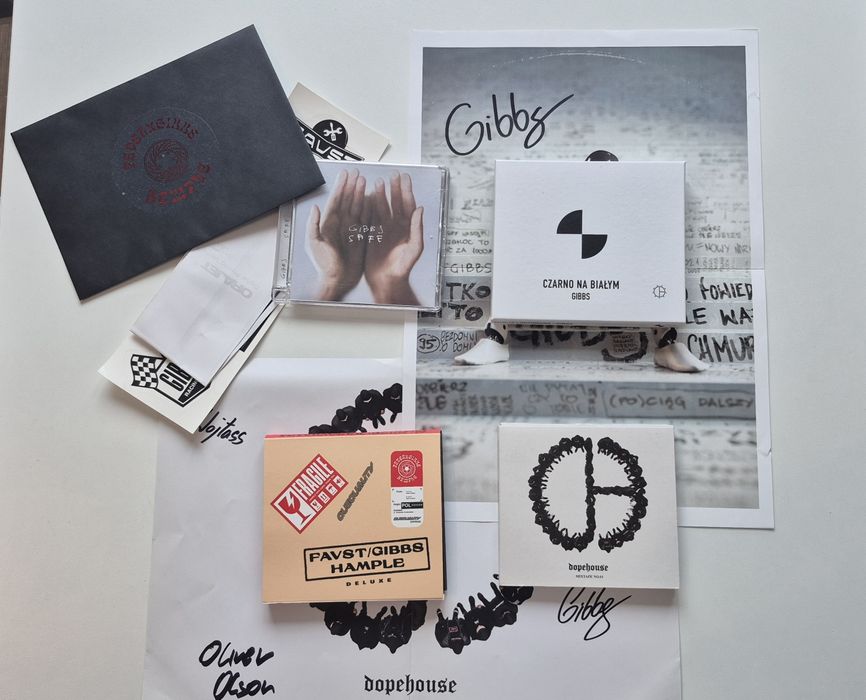 Gibbs - zestaw 4 płyt z dodatkami. Safe, Hampel, Czarno na Białym