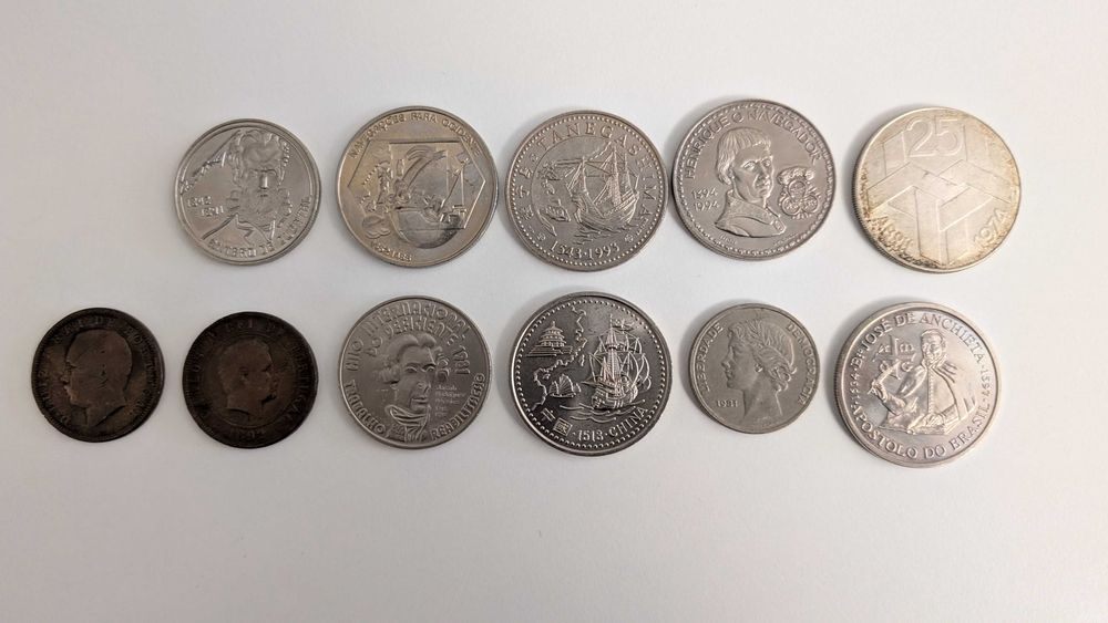 Moedas comemorativas/de coleção