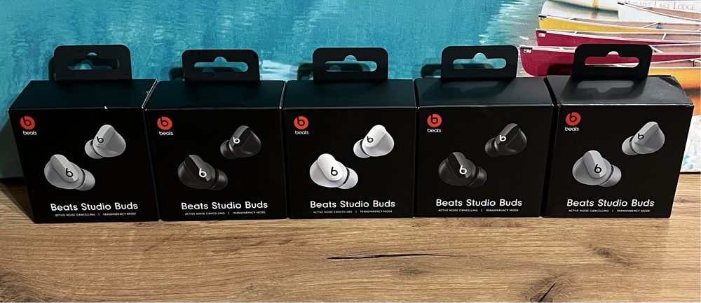 Beats Studio Buds Original White Black Moon Gray