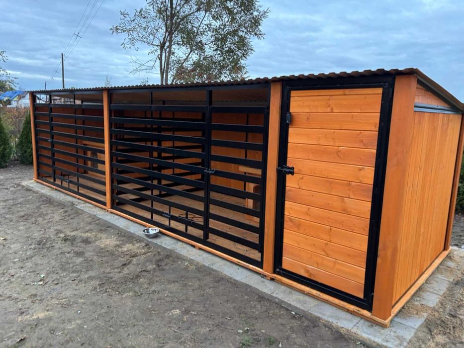 Kojec dla psa_wysoka jakość-Konstrukcja Stalowa.