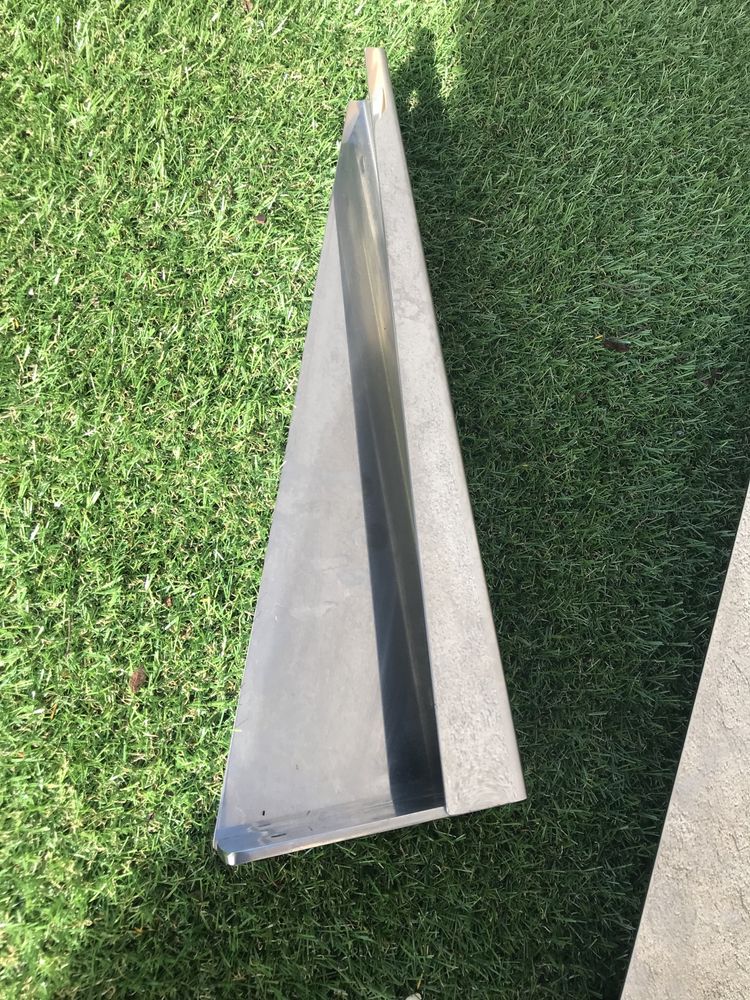 2 Suportes de inox para parteleira