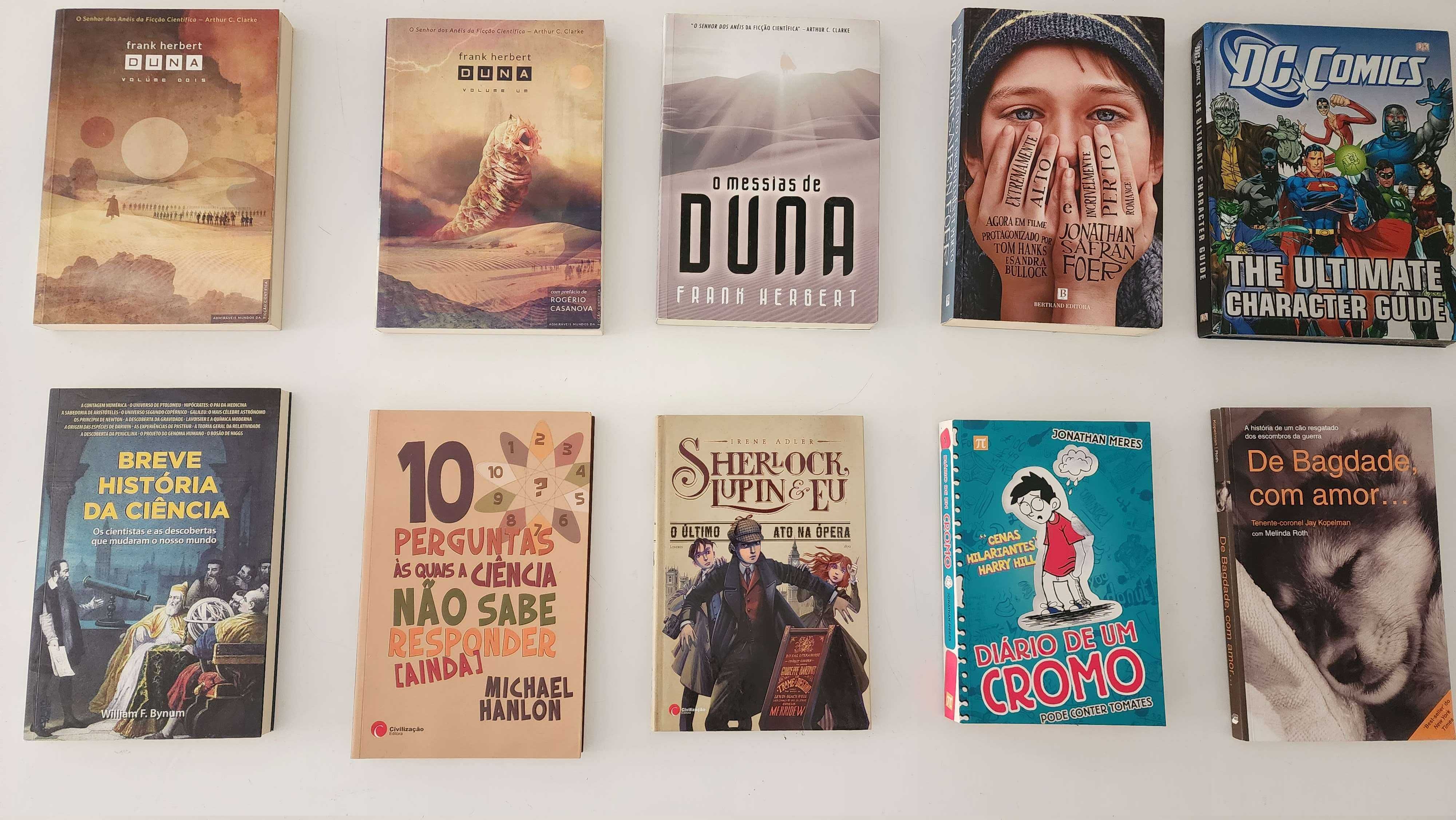 Livros variados | Venda à unidade/conjunto | A partir de 5€