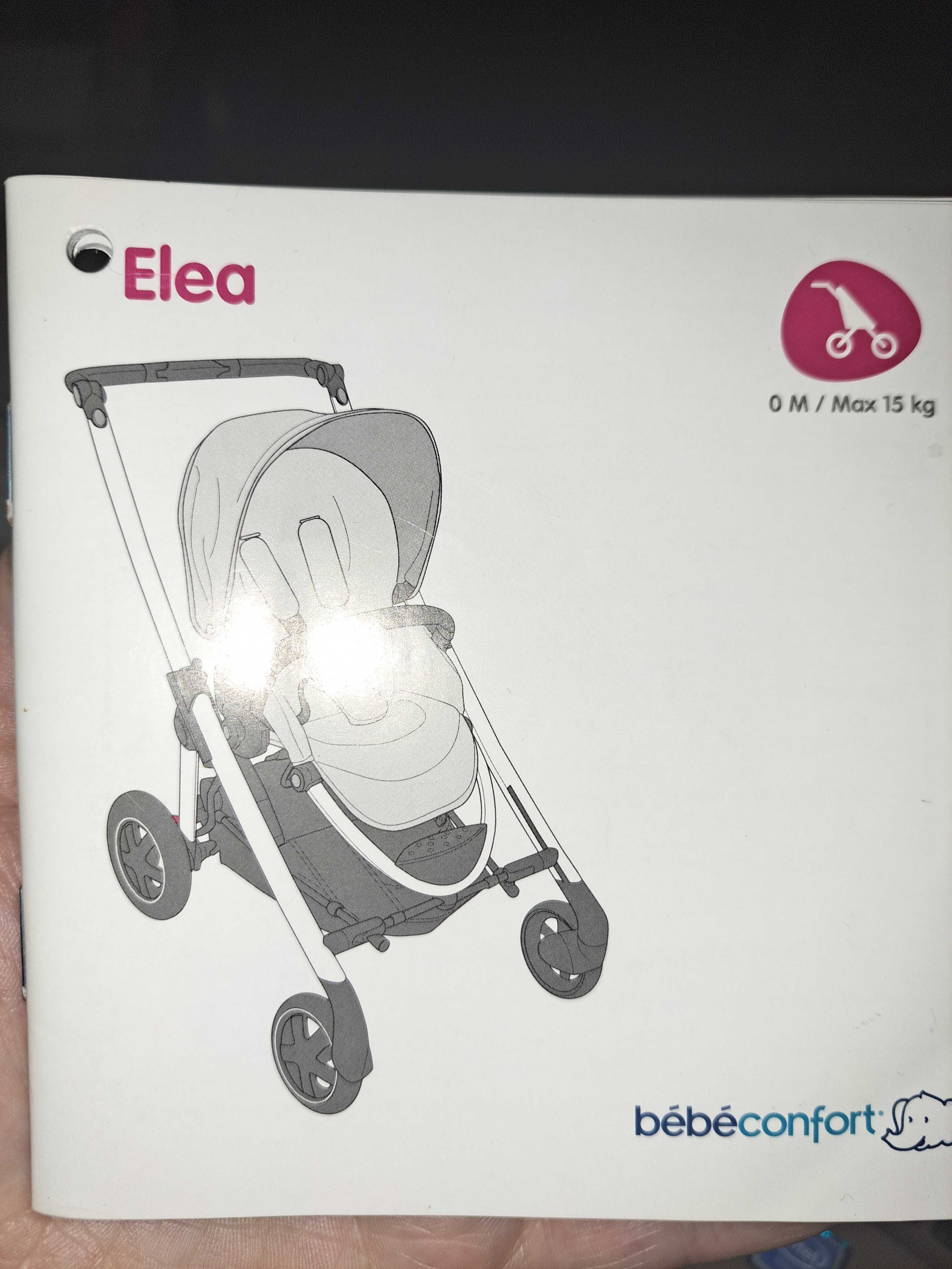 Cadeira de Passeio Ellea + Babycoque da rock Bebeconfort/maxi cosi